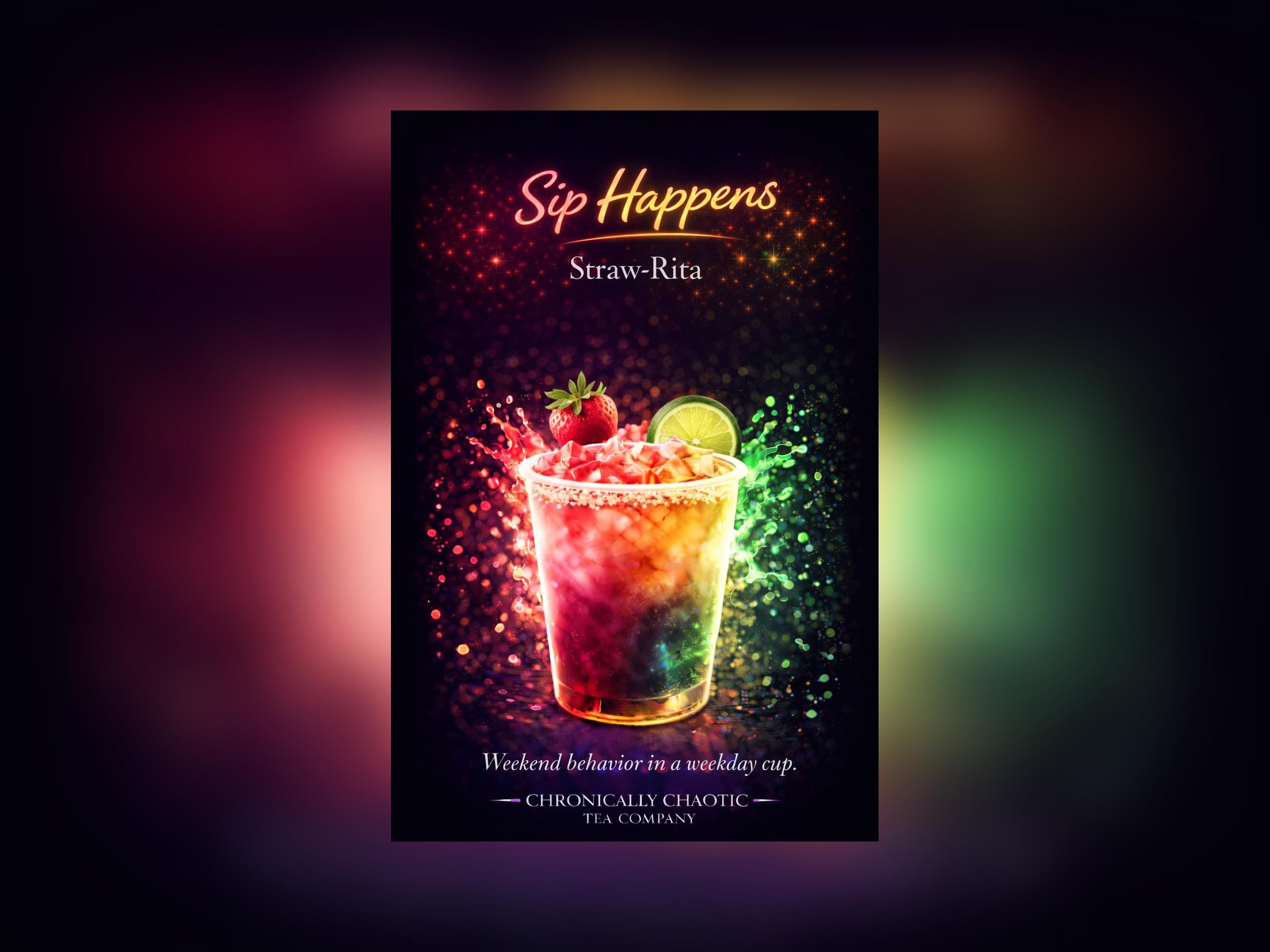 Sip Happens Straw Rita